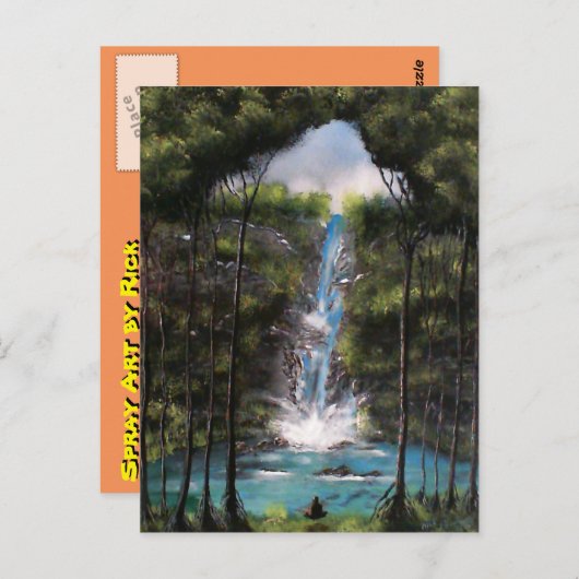 瞑想 ポストカード (正面/裏面)