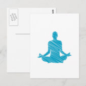 瞑想 ポストカード (正面/裏面)