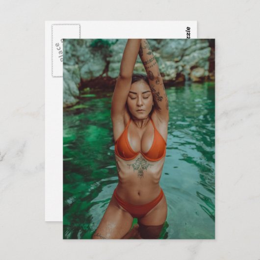 瞑想 ポストカード (正面/裏面)