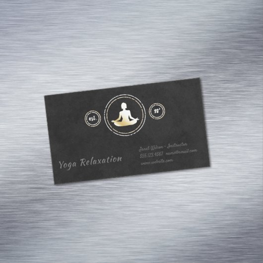瞑想 マグネット名刺 (インサイチュ)