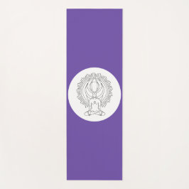 瞑想。 ヨガマット