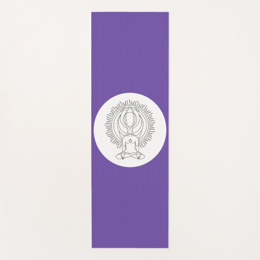 瞑想。 ヨガマット (正面)