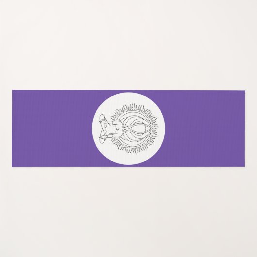 瞑想。 ヨガマット (正面(横))