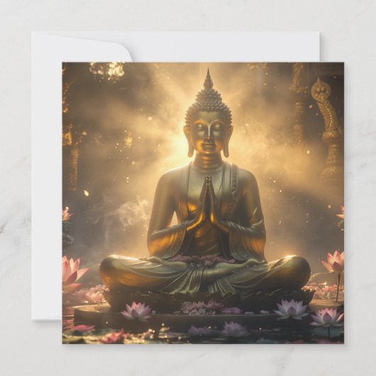 瞑想 - ヨガ - 今を生きろ 招待状 (正面)