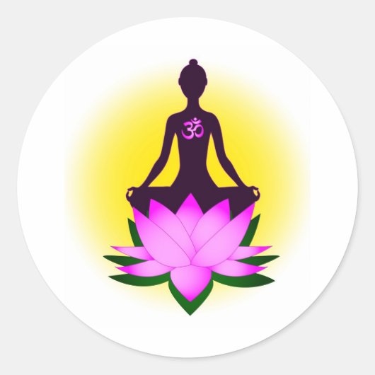 瞑想 ラウンドシール (正面)