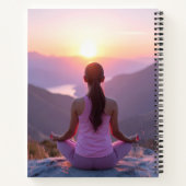 瞑想 - 内なるバランス - ヨガ ノートブック (裏面)