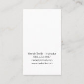 瞑想 名刺 (裏面)