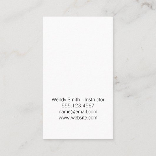 瞑想 名刺 (裏面)