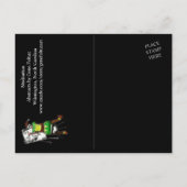 瞑想 – 抽象芸術バイジーンフォルツミニプリント ポストカード (裏面)