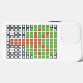 瞑想(絵文字アート) Case-Mate iPhoneケース (裏面 (横))