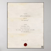 瞑想📖 10/56 🌹🗡 0010110 ポスター (正面)