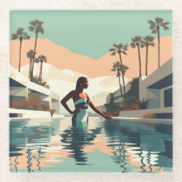 瞑想#1 ガラスコースター