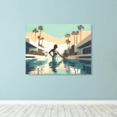 瞑想#1 キャンバスプリント (インサイチュ (ウッドフロア))