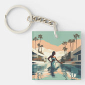 瞑想#1 キーホルダー (正面)