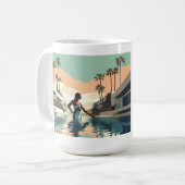 瞑想#1 コーヒーマグカップ (正面左)