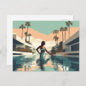 瞑想#1 ポストカード (正面/裏面)