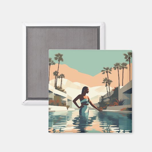 瞑想#1 マグネット (正面/裏面)