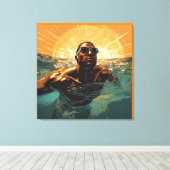 瞑想#2 キャンバスプリント (インサイチュ (ウッドフロア))