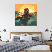 瞑想#2 キャンバスプリント (インサイチュ (寝室))