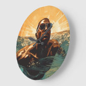 瞑想#2 ラージ壁時計 (傾斜)