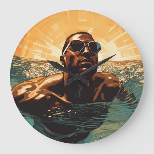 瞑想#2 ラージ壁時計 (正面)