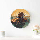 瞑想#2 ラージ壁時計 (ホーム)