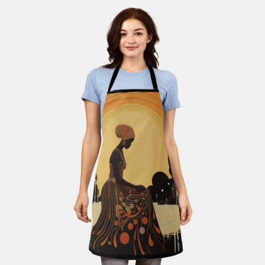 瞑想#3 エプロン (着用した状態)