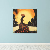 瞑想#3 キャンバスプリント (インサイチュ (ウッドフロア))