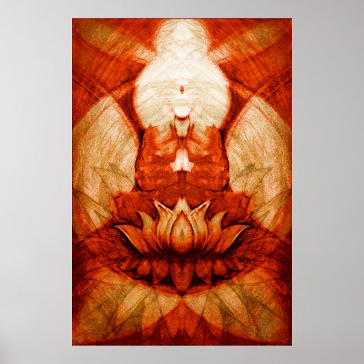 瞑想.Lotus4 ポスター (正面)
