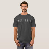 瞑想 Tシャツ (正面フル)