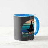 瞑想BFTGコーヒーマグ マグカップ (正面右)