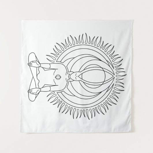 瞑想II. タペストリー (正面(横))