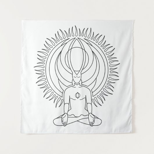 瞑想II. タペストリー (正面)