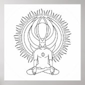 瞑想II. ポスター (正面)