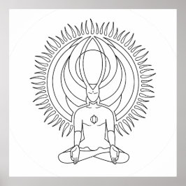 瞑想II. ポスター