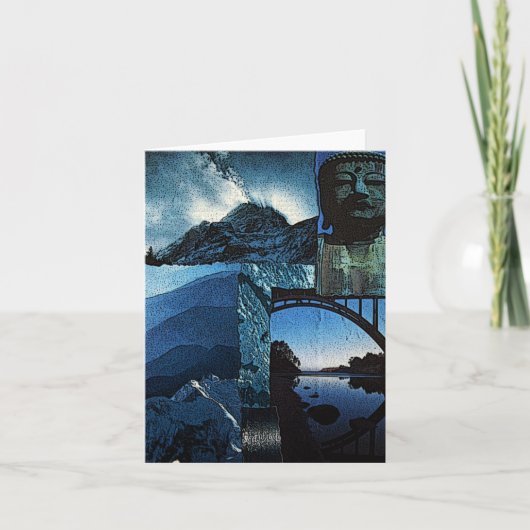 瞑想Notecard 4 カード (正面)