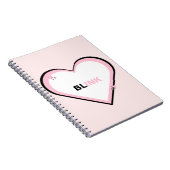 瞬きKpopブラックピンクのかわいい美10代の容 ノートブック (右側)