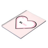 瞬きKpopブラックピンクのかわいい美10代の容 ノートブック (左側)