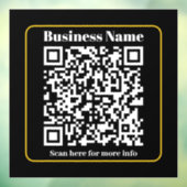 瞬時にスキャン可能なビジネスQRコードの作成 ウィンドウサイン (シート3)