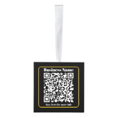 瞬時にスキャン可能なビジネスQRコードの作成 キューブオーナメント (右)