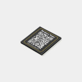 瞬時にスキャン可能なビジネスQRコードの作成 ポストイット (アングル)