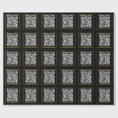 瞬時にスキャン可能なビジネスQRコードの作成 ラッピングペーパー (フラット)