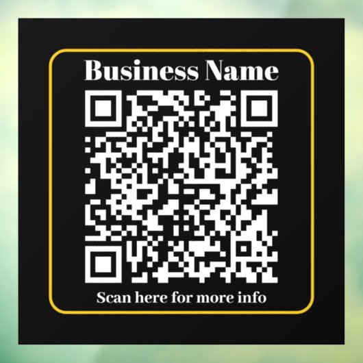 瞬時にスキャン可能なビジネスQRコードを作成 ウィンドウサイン (シート3)