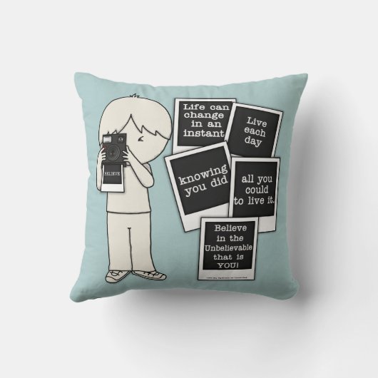 瞬時に変化 クッション (裏面)