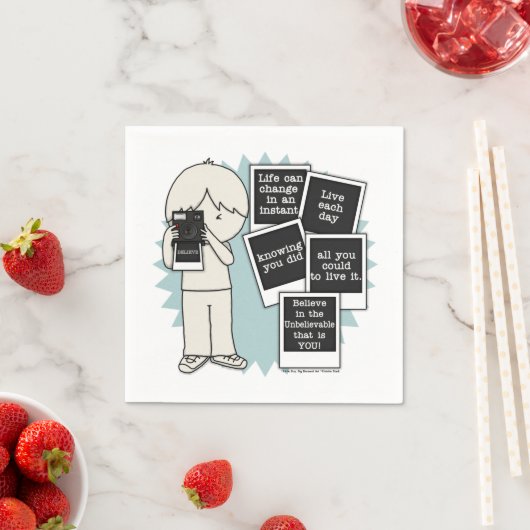 瞬時に変化 スタンダードカクテルナプキン (インサイチュ)