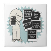 瞬時に変化 タイル (正面)