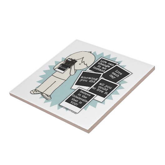 瞬時に変化 タイル (側面)