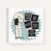 瞬時に変化 ノートブック (正面)