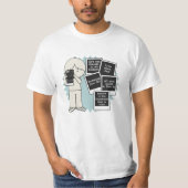 瞬時に変化 Tシャツ (正面)