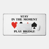 瞬間に留ま遊る4枚のカードスーツ デスクマット (キーボード&マウス)